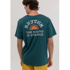 Camiseta Manga Corta Rhythm Awake Teal